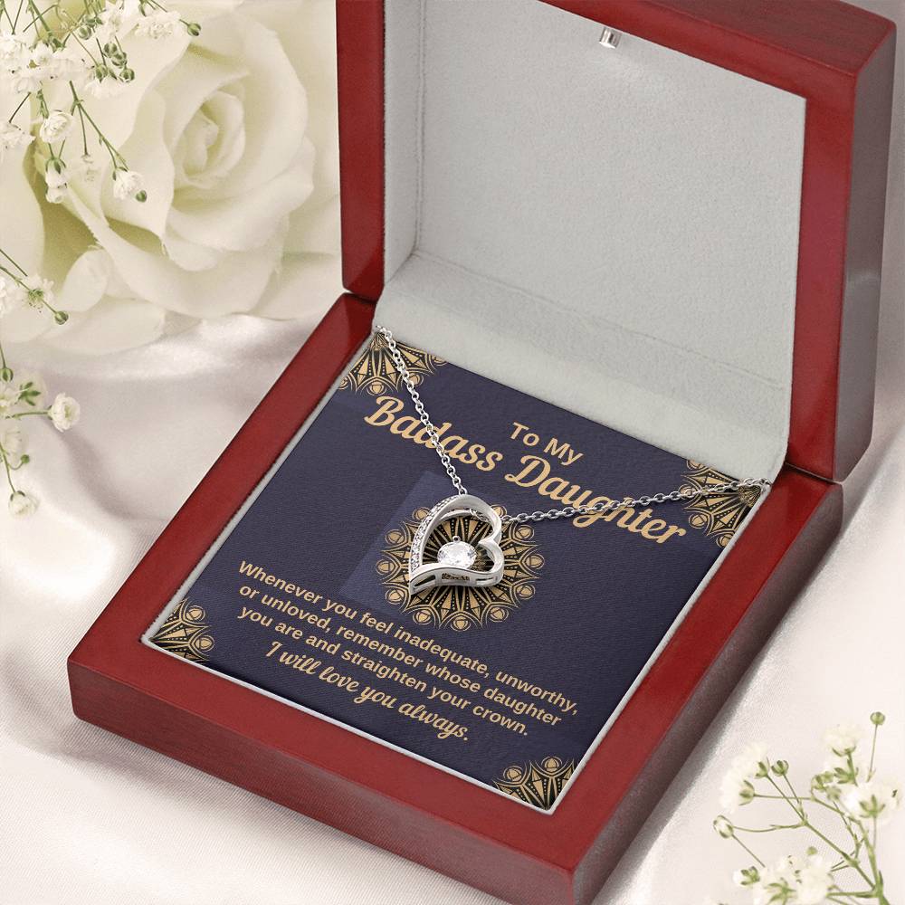 Best Daughter Gift Forever Love Necklace