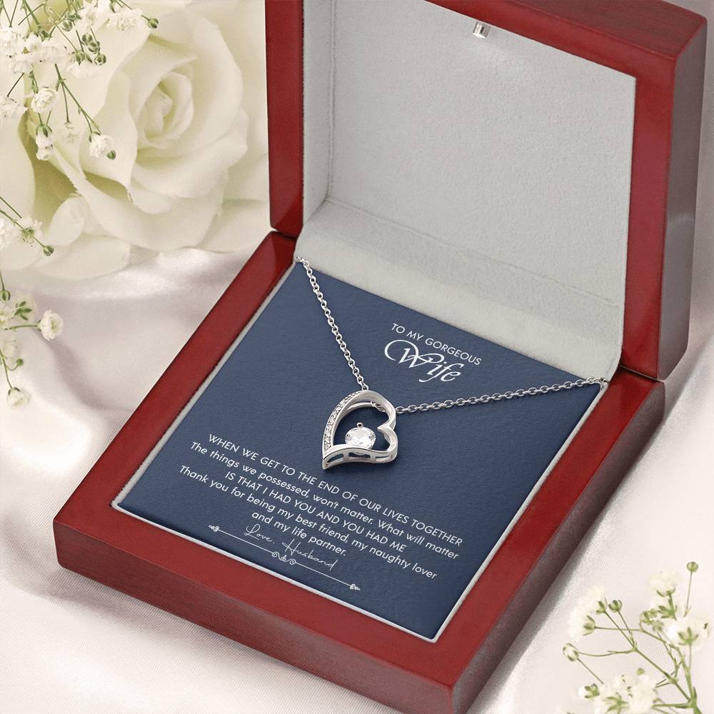 Perfect Necklace For Your Wife ❤️ Forever Love Necklace