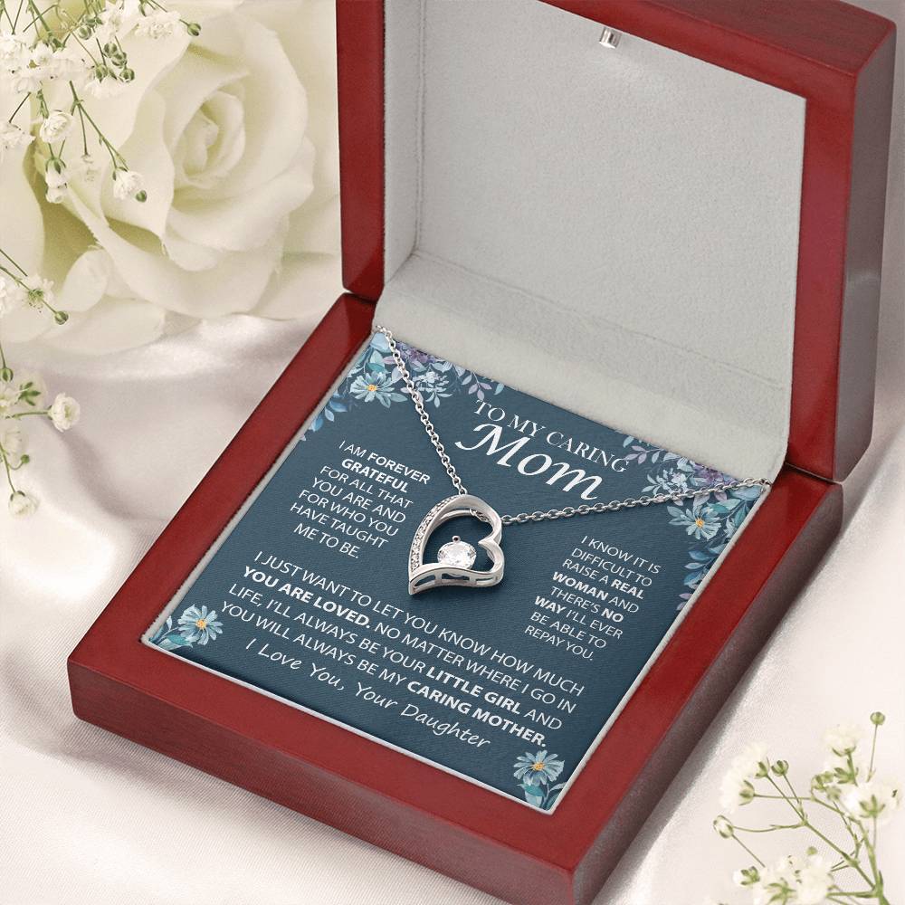 Mothers Day Heart Necklace Forever Love Mother Daughter 2 1 Forever Love Necklace