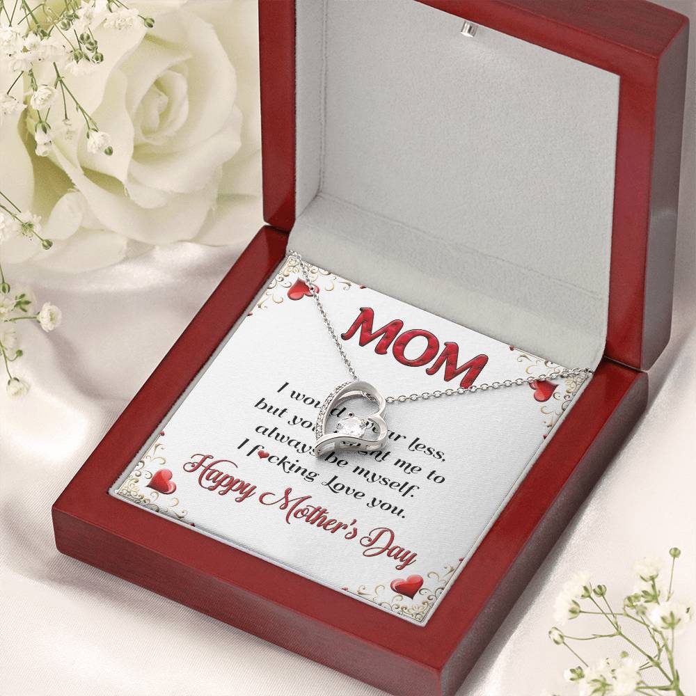 Mom I Love You Forever Love Necklace