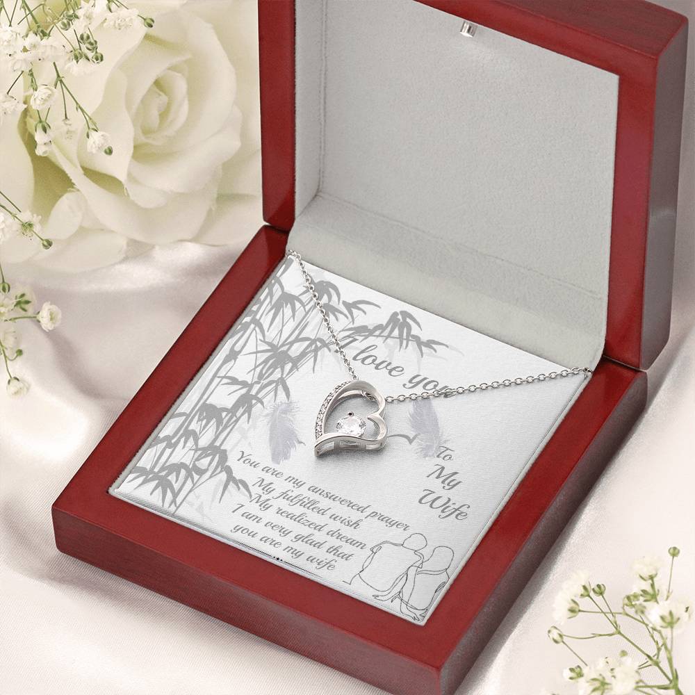 Gift For Wife You Are My Answered Prayer Necklace 1 Forever Love Necklace