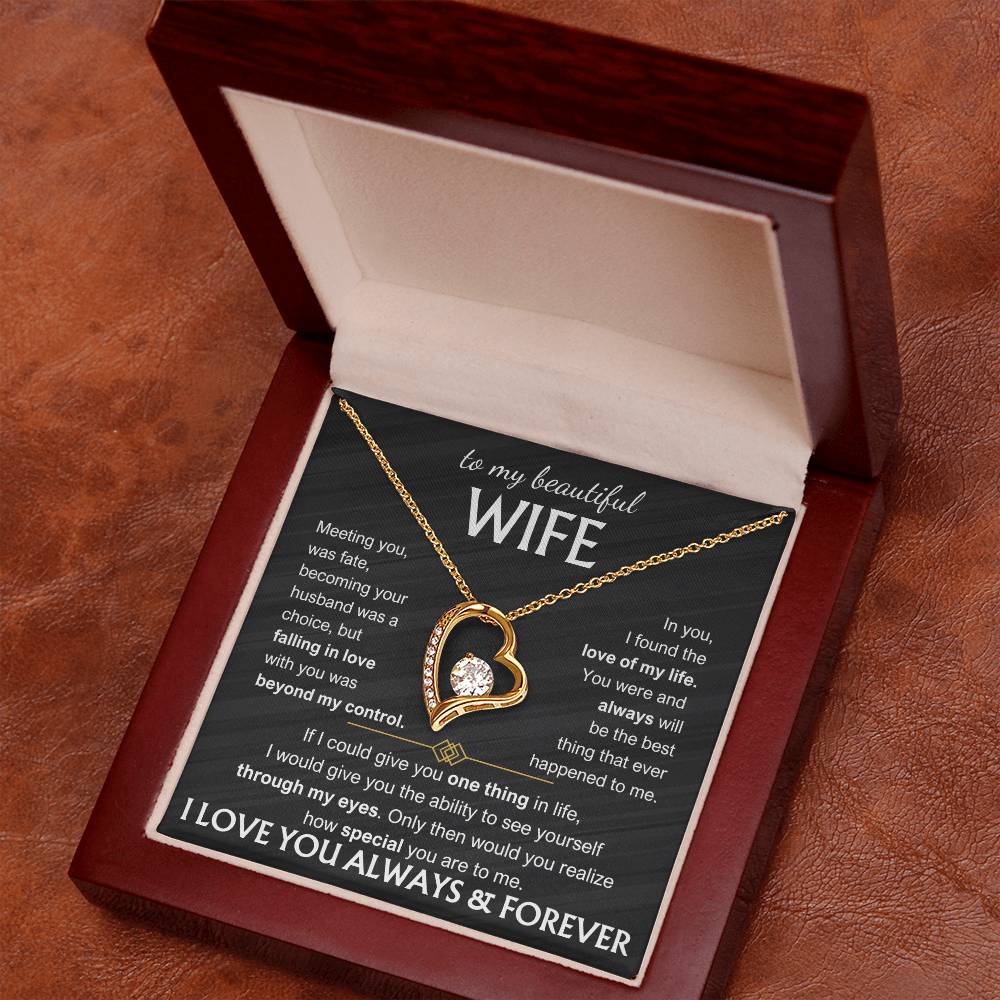 Meeting You Was Fate Forever Love Necklace