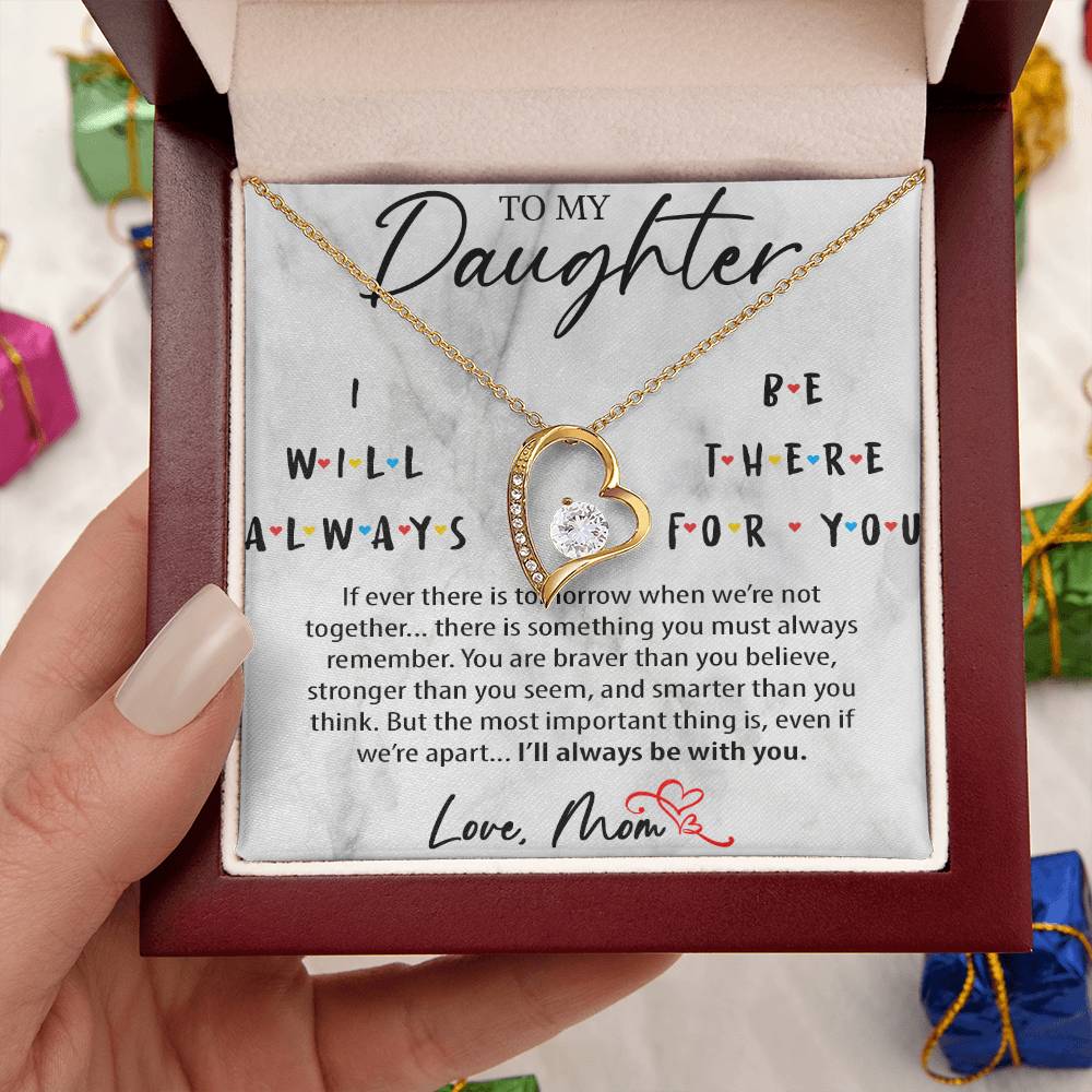 Necklace For Daughter From Mom Necklace For Daughter From Dad To My Daughter Necklace My Daughter Necklace Necklace For Daughter Forever Love Necklace