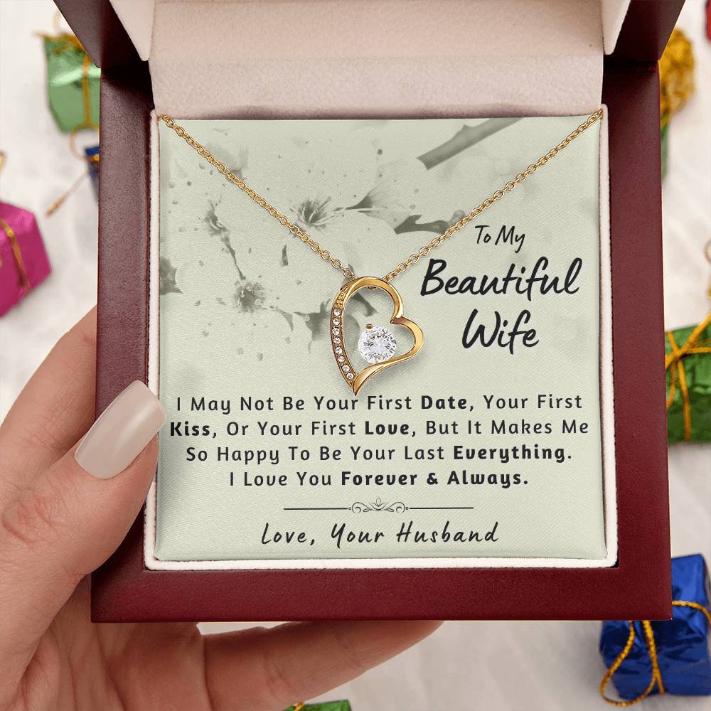 Classy Necklace For Your Beautiful Wife 💕 Forever Love Necklace