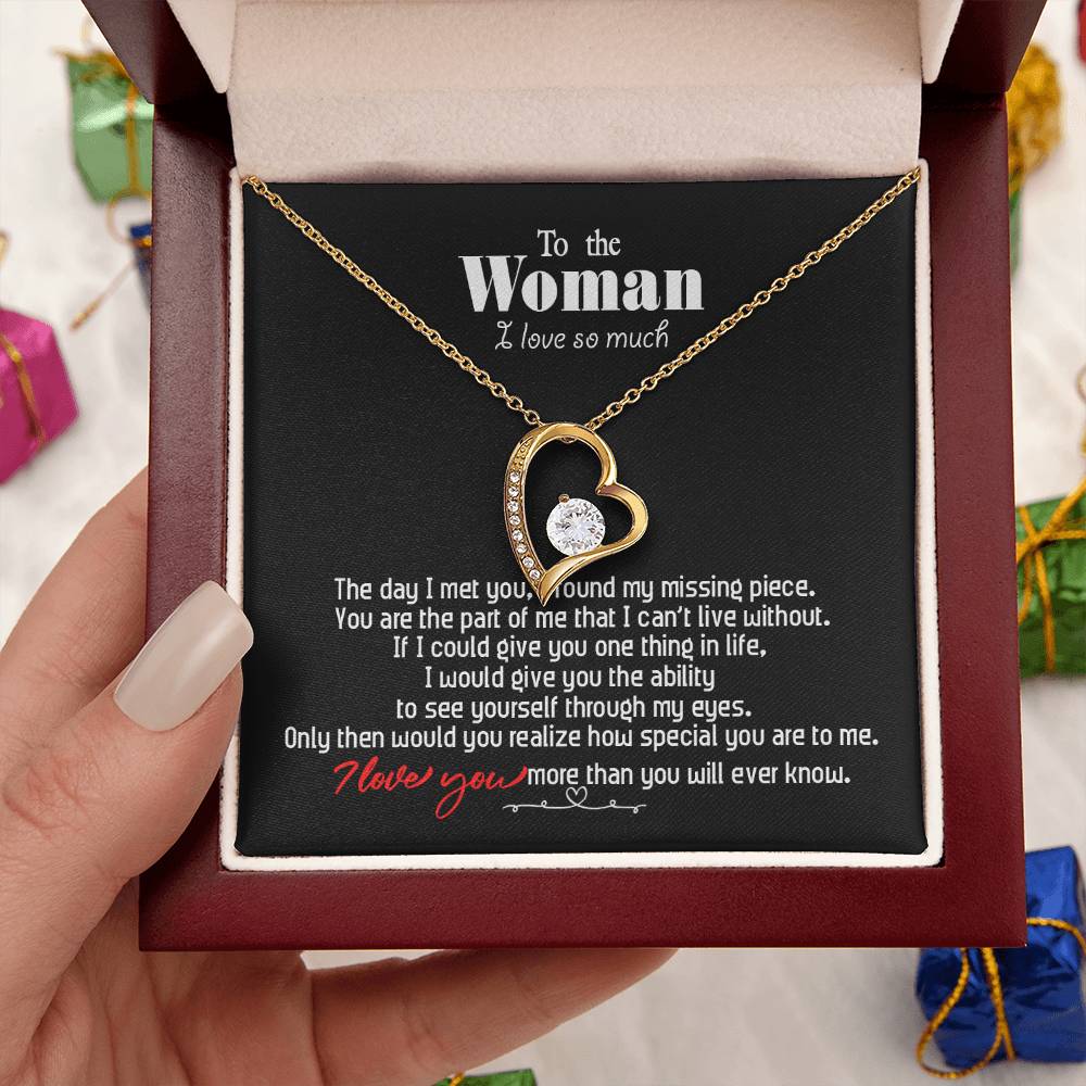 I Love You More Than You Will Ever Know - Forever Love Necklace Forever Love Necklace