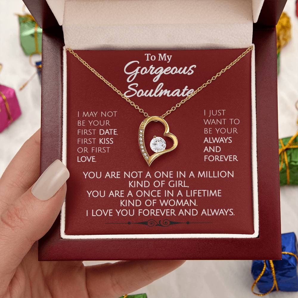 Forever Love Necklace To My Gorgeous Soulmate 1 Forever Love Necklace