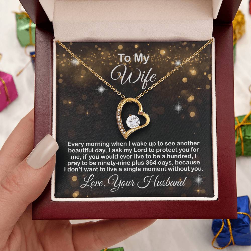 Gift For Wife Anniversary Birthday Gift For Wife From Husband Gift For Wife From Husband Forever Love Necklace