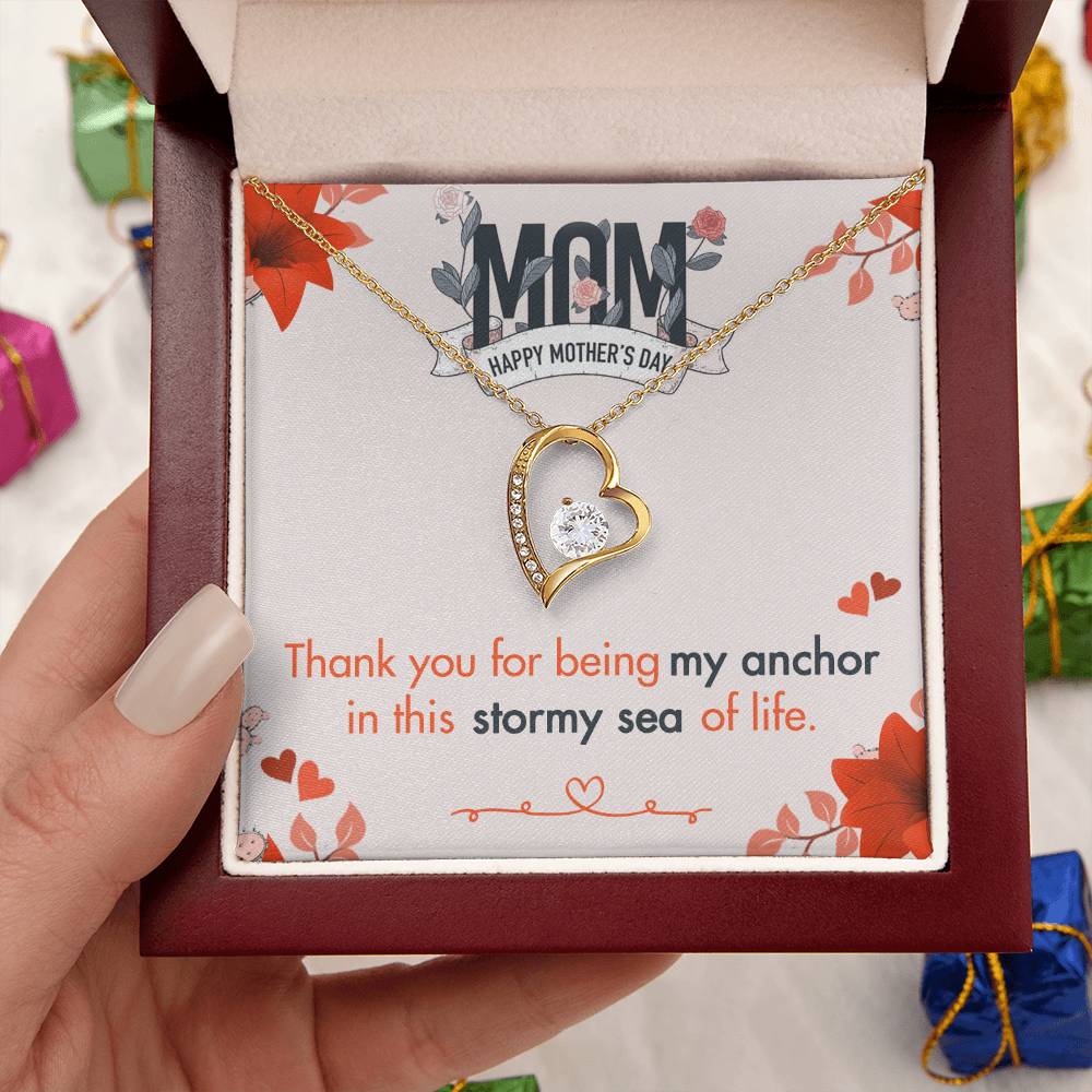 Thank You For Being My Anchor V2 Forever Love Necklace