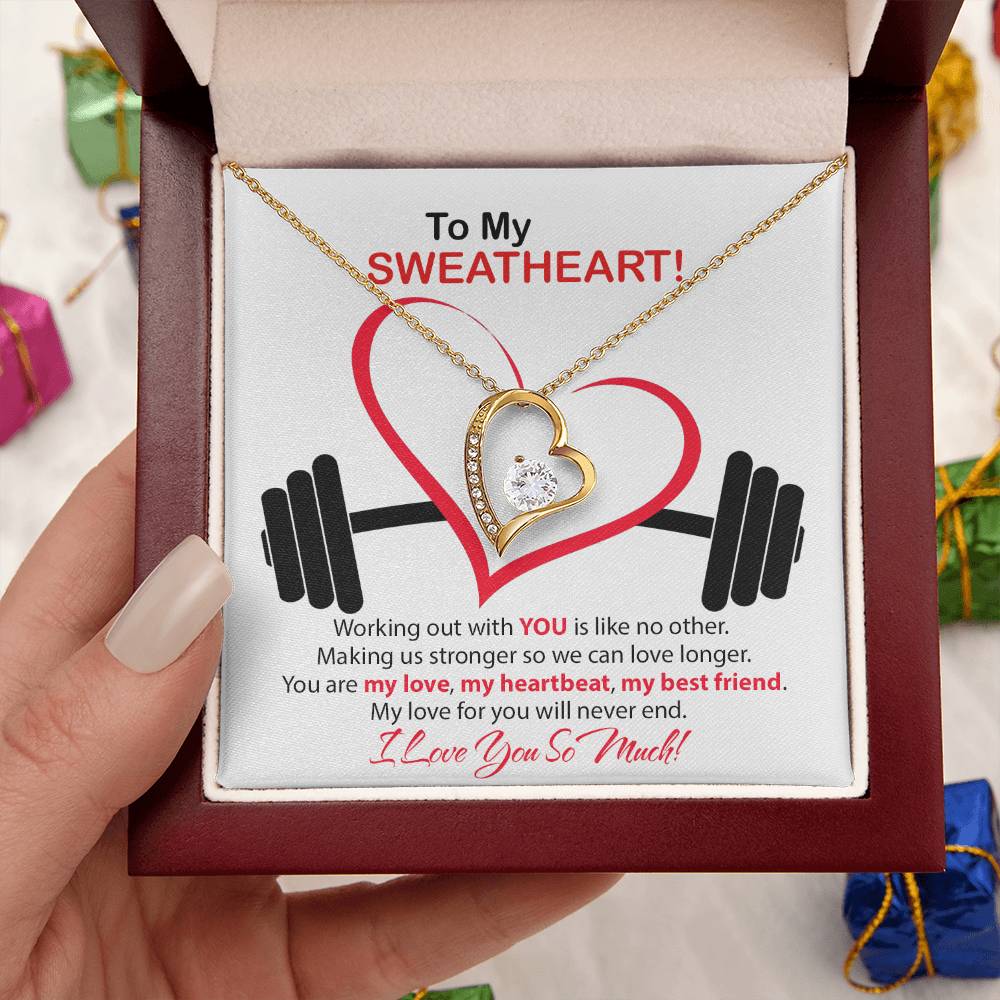 Forever Love Sweatheart! Forever Love Necklace
