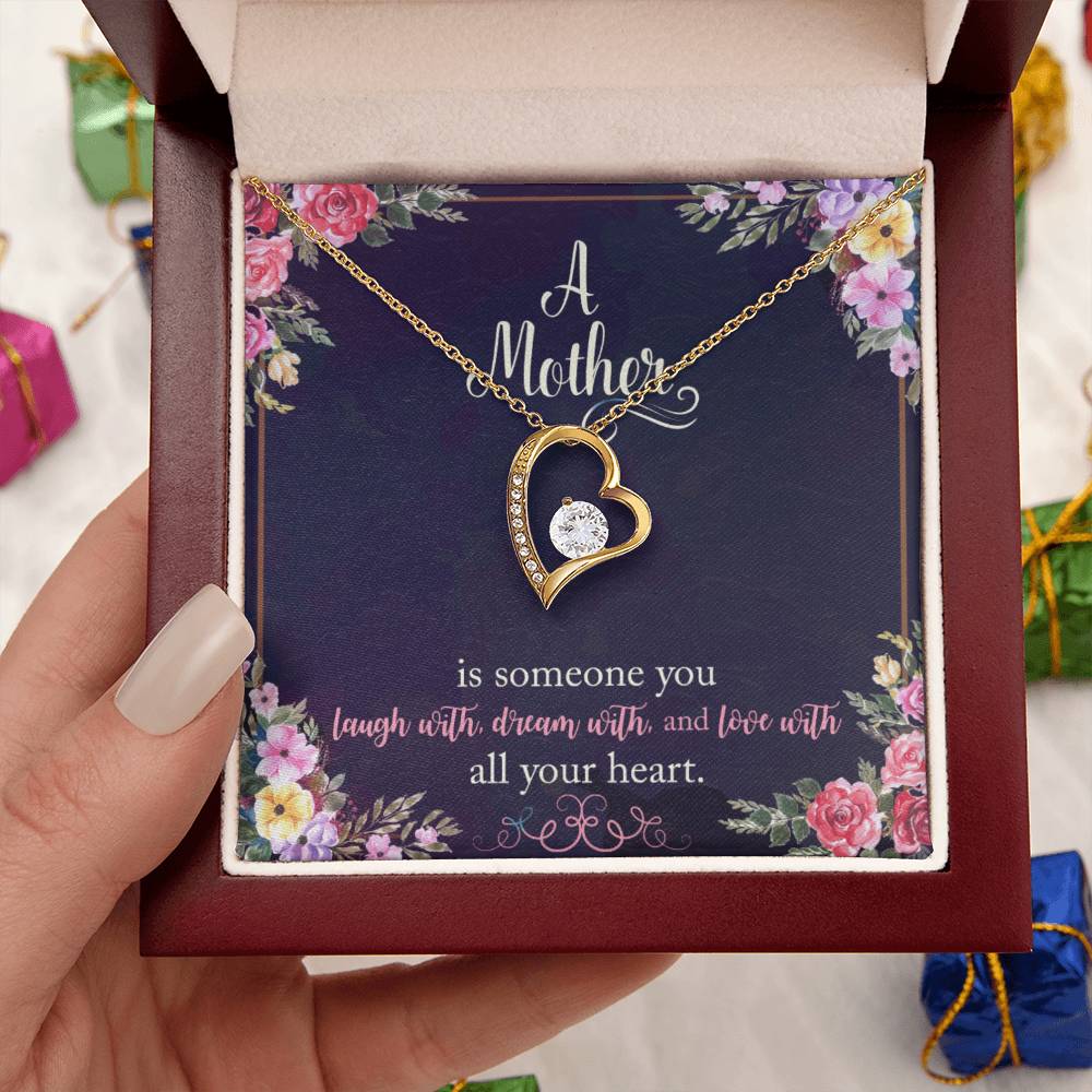Love Mom Forever Love Necklace