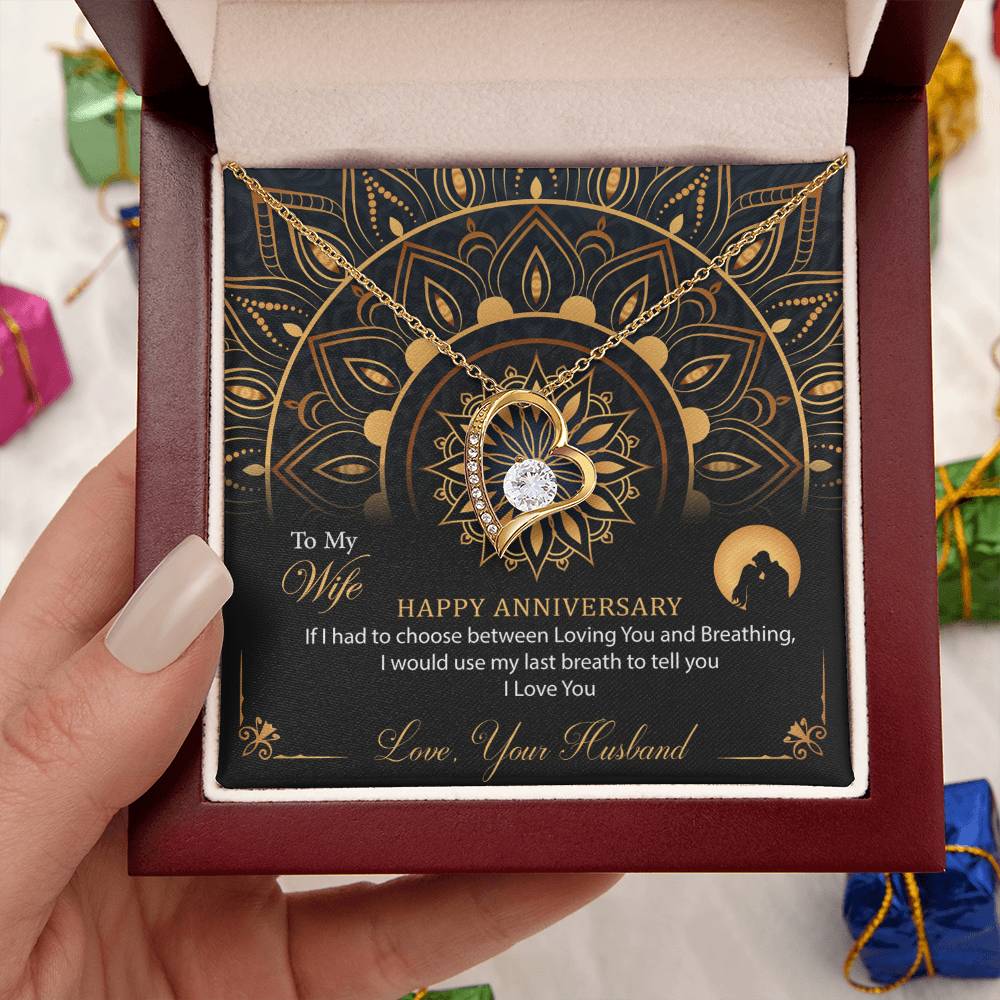 Anniversary Gifts For Wife Forever Love Necklace