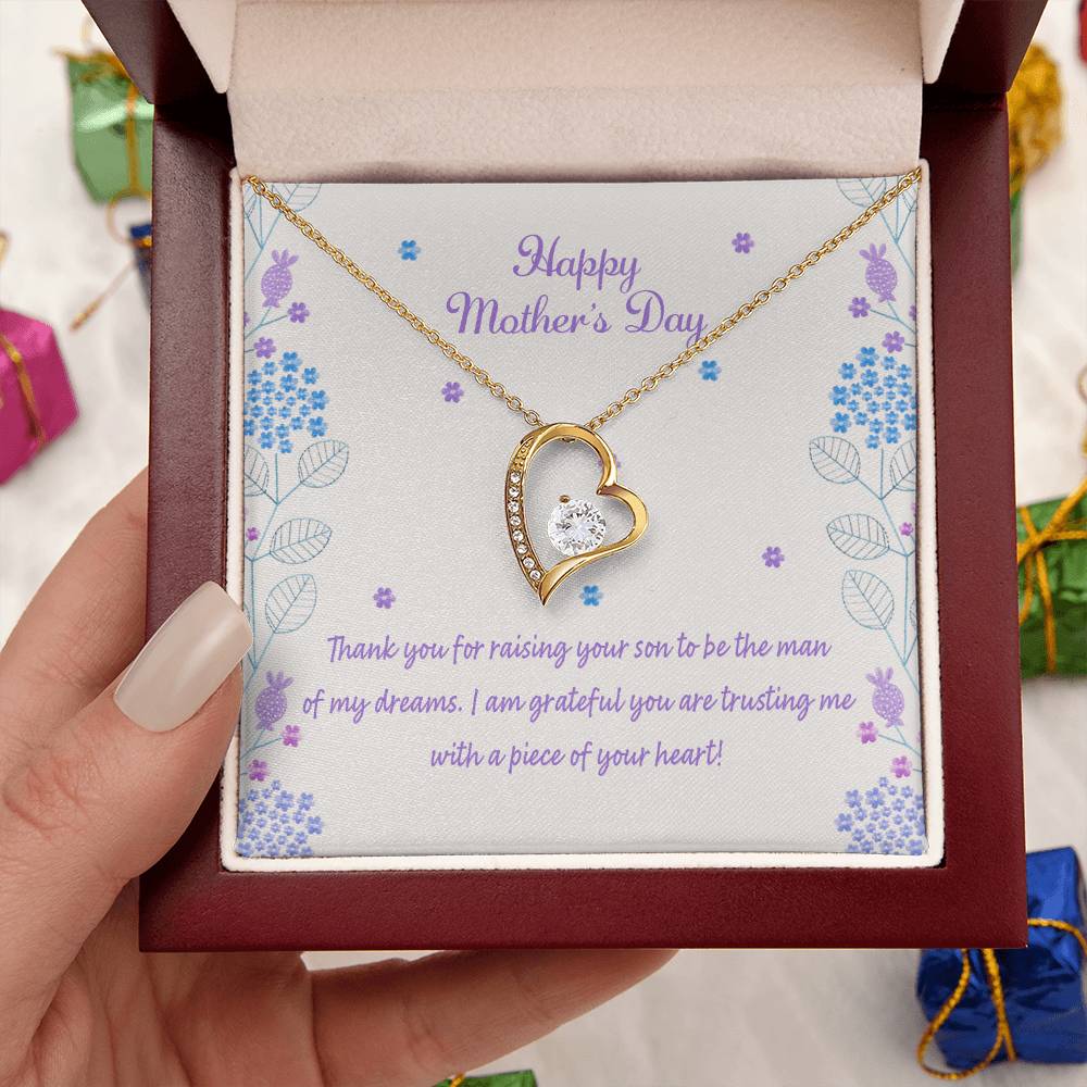 To My Mother In Law Forever Love Necklace