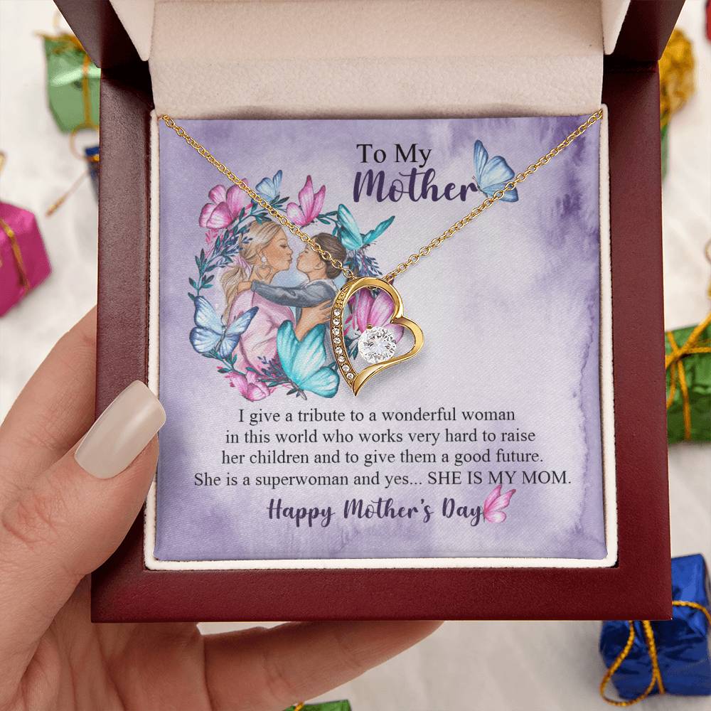 Mother's Day Necklace Forever Love Necklace