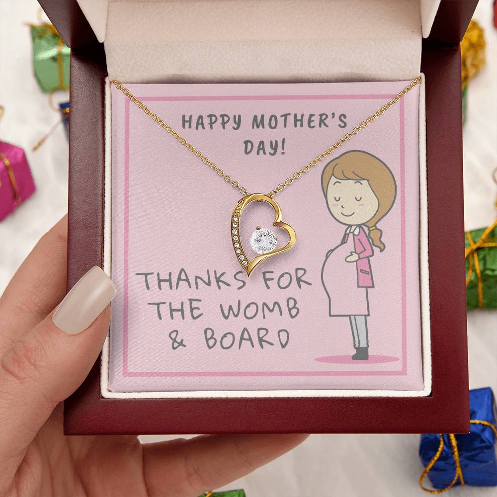 Mother's Day With Message Card 1 Forever Love Necklace
