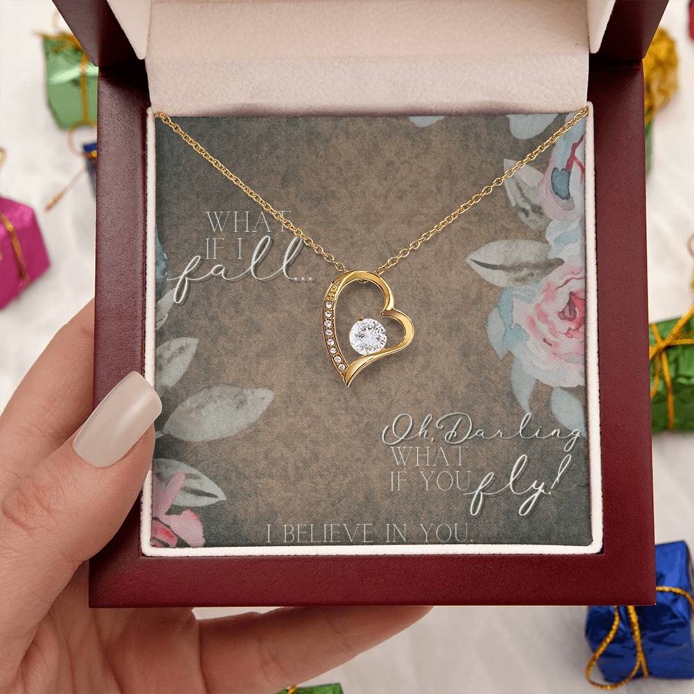 To My Daughter Interlocking Hearts Necklace Father To Daughter Gift Birthday Gift To Daughter From Dad Daughter Necklace Forever Love Necklace