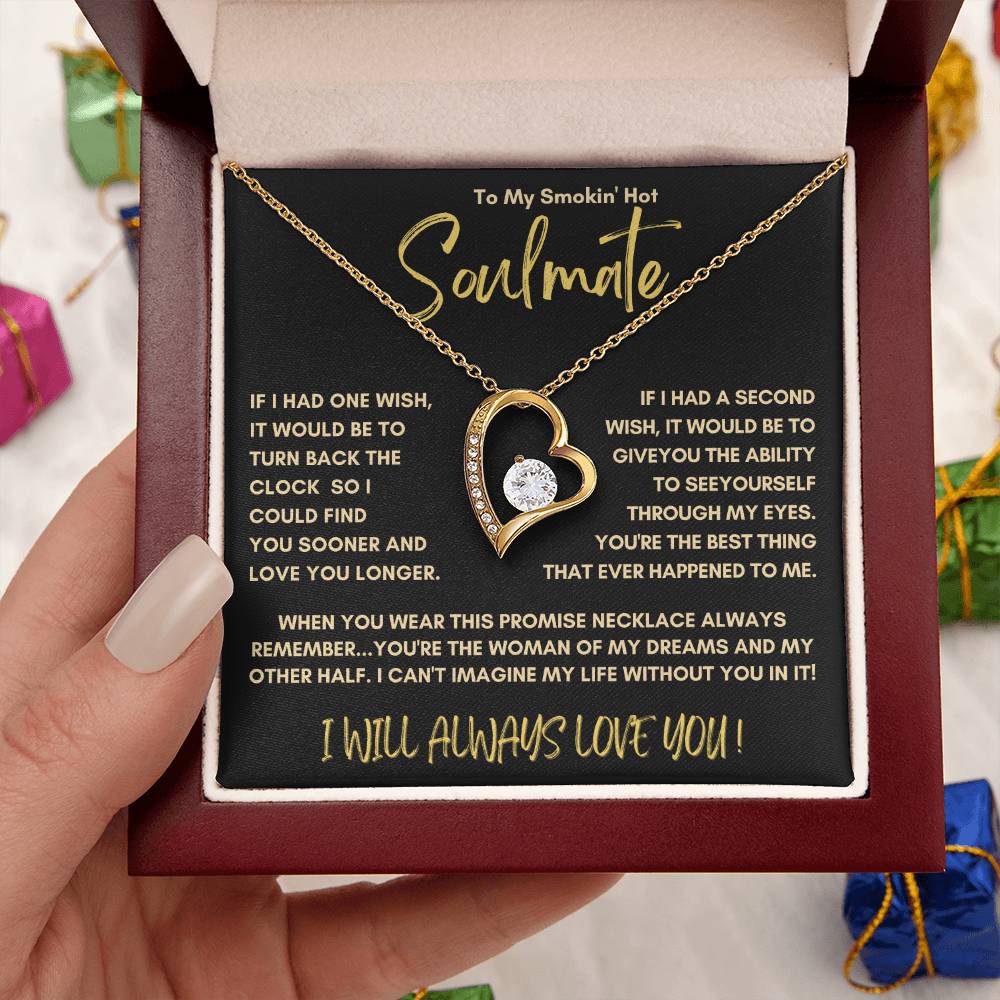 Soulmate - Woman Of My Dreams Forever Love Necklace