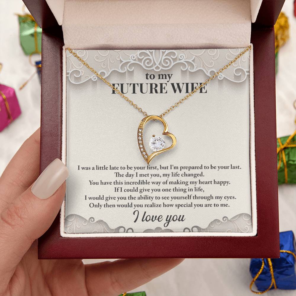 To My Future Wife How Special You Are To Me Heart Pendant Necklace 1 Forever Love Necklace