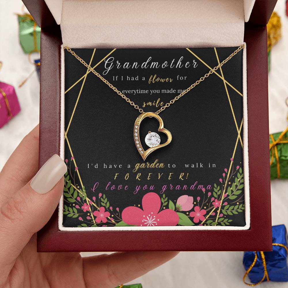 Garden Of Love To My Grandma Forever Love Necklace 1 Forever Love Necklace