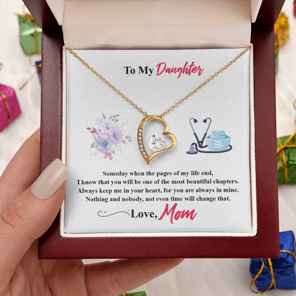 Nurse Daughter Forever Love Necklace