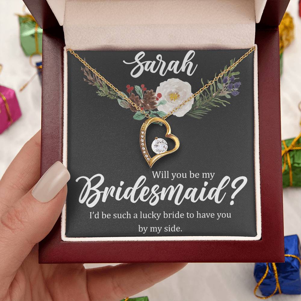 Bridesmaid Forever Love Necklace