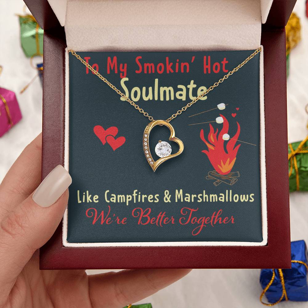 To My Soulmate Forever Love Necklace