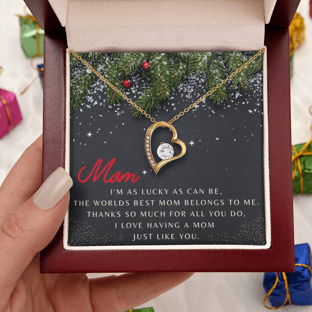 Mom Poem 💕 Odyssey Allure Necklace Gift Forever Love Necklace