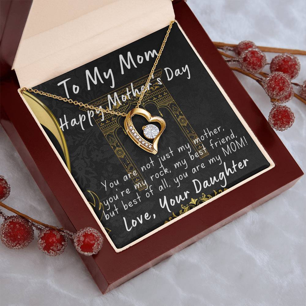 A Beautiful Mother's Day Gift For Mom - The Beautiful Forever Love Necklace Forever Love Necklace