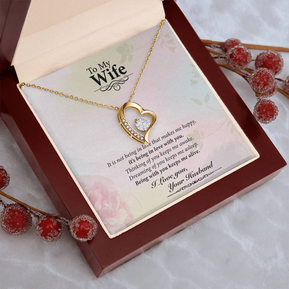 To My Wife - Forever Love Necklace Forever Love Necklace