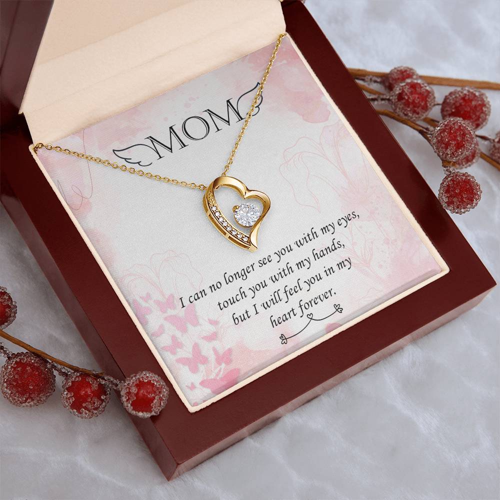 Love You Mom Forever Love Necklace