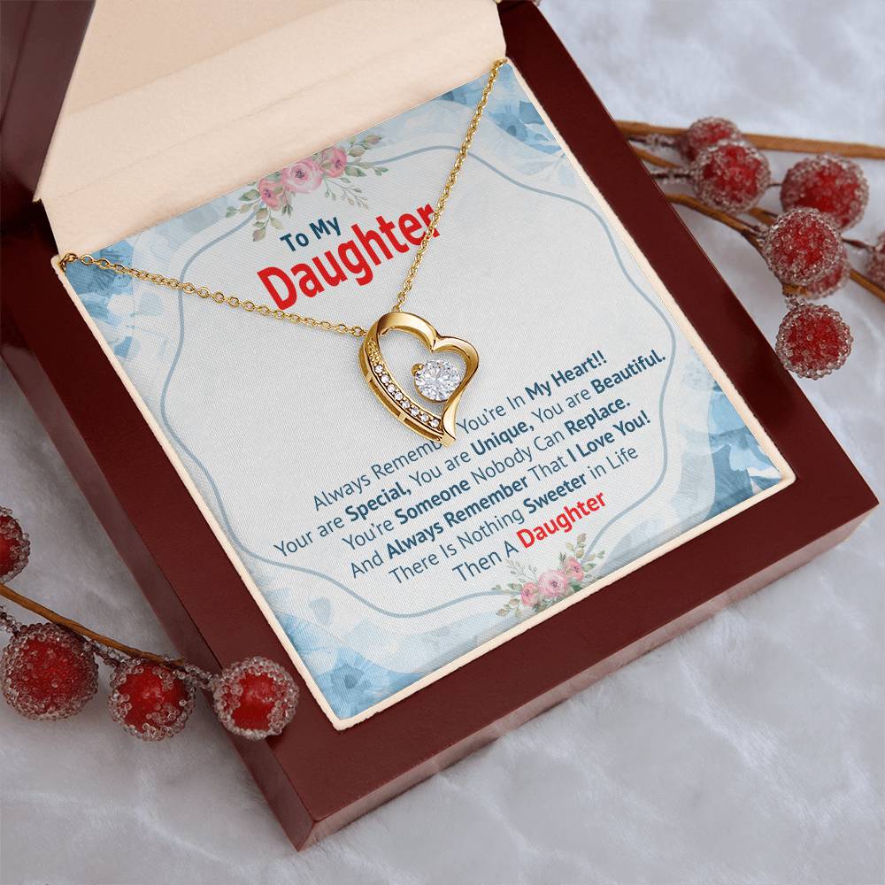 To My Daughter Moon And Back Necklace Meaningful Necklace For Daughter Sterling Silver Dad To Daughter Necklace Forever Love Necklace