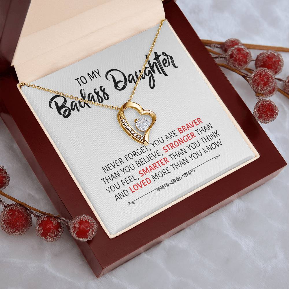 Perfect Gift For Your Daughter Forever Love Necklace