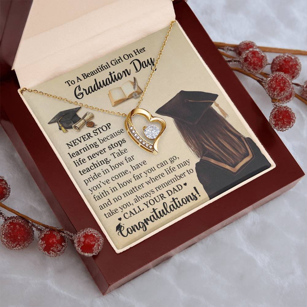 Graduation 2021 From Father - Forever Love Necklace™ Forever Love Necklace
