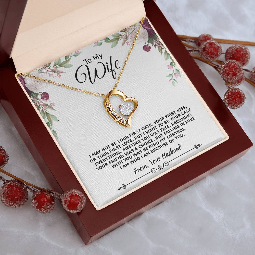 To My Wife - Your Last Everything - Necklace 2 Forever Love Necklace