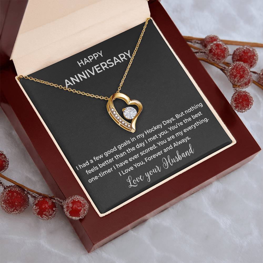 Put A Smile On Your Wife's Face When You Give Her This Awesome 1 Forever Love Necklace