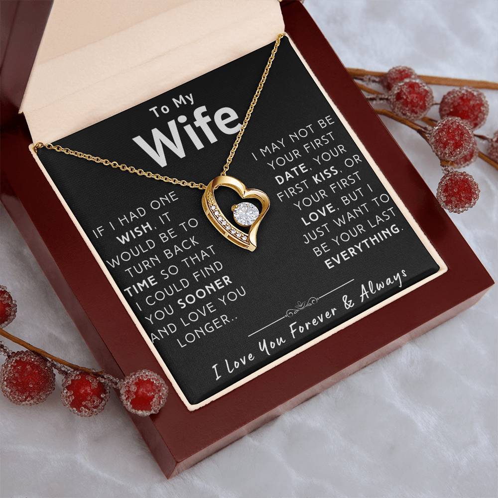 Wife Necklace Give The Gift They'll Always Remember 💕 1 Forever Love Necklace