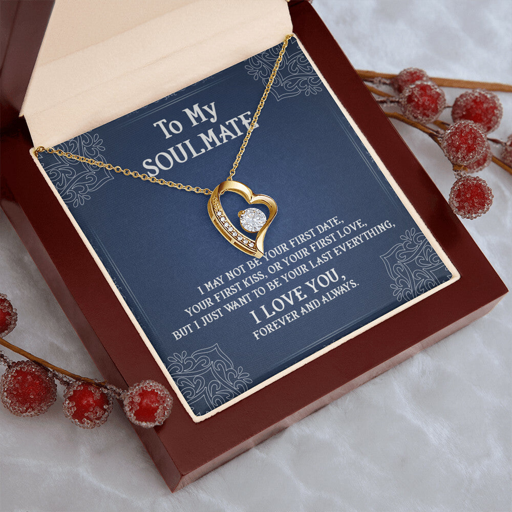 To My Soulmate My Wife Last Everything Necklace 1 Forever Love Necklace