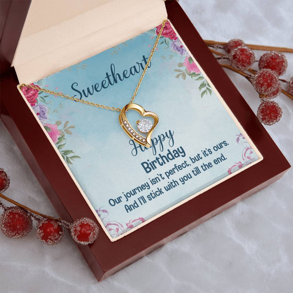 Happy Birthday To My Love - Forever Love Necklace Forever Love Necklace