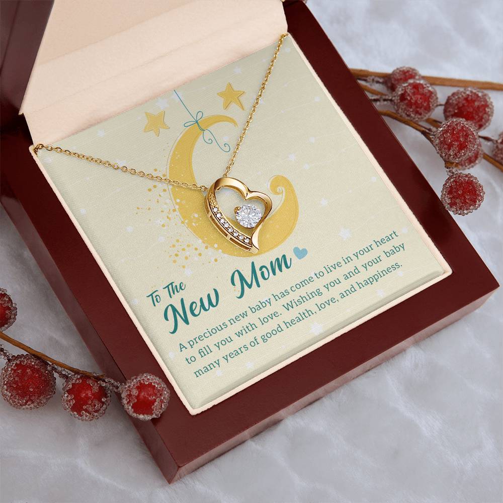 Forever Love Necklace For New Mom Gift For New Mom Forever Love Necklace