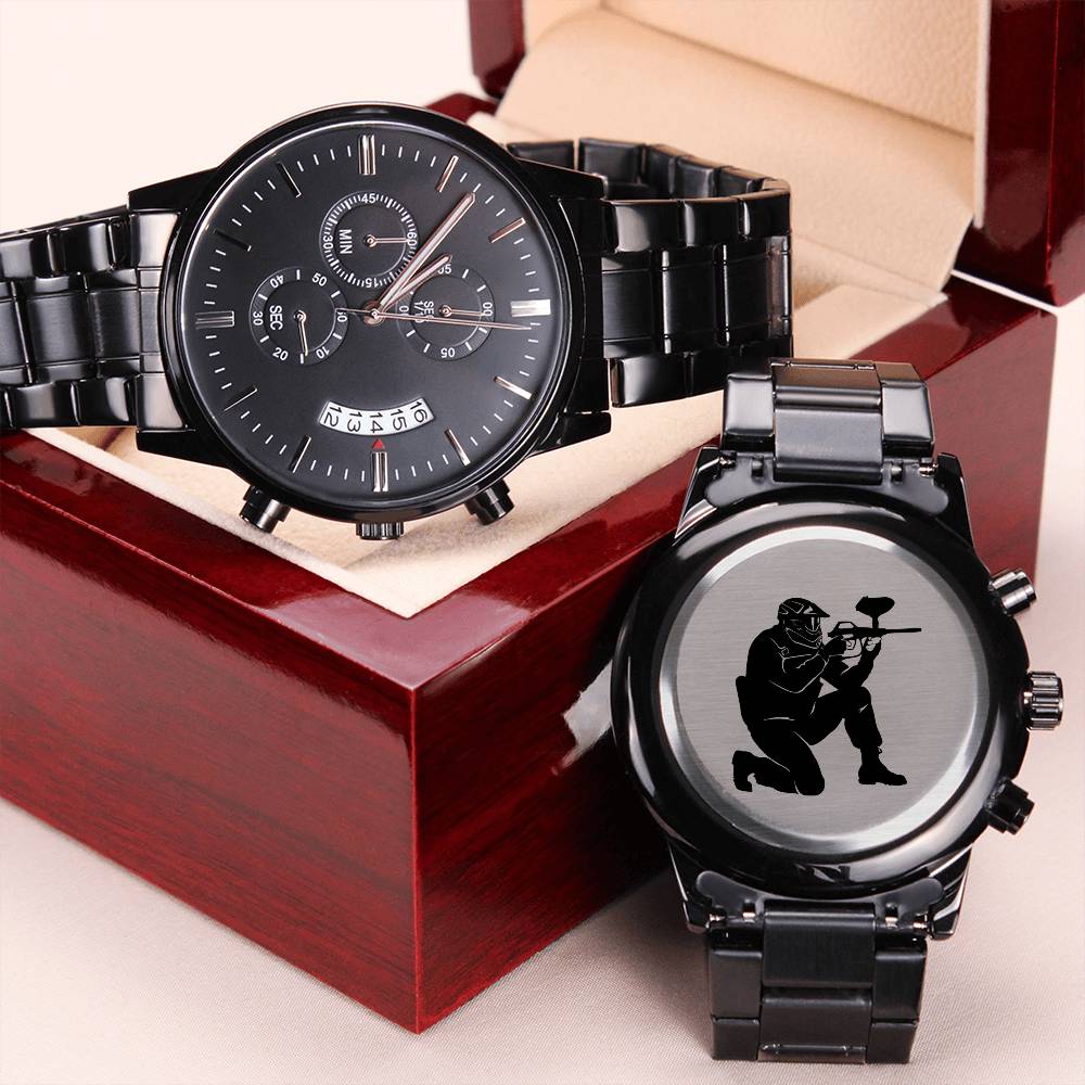 Paintball Chronograph Watch Engraving Chronograph Watch