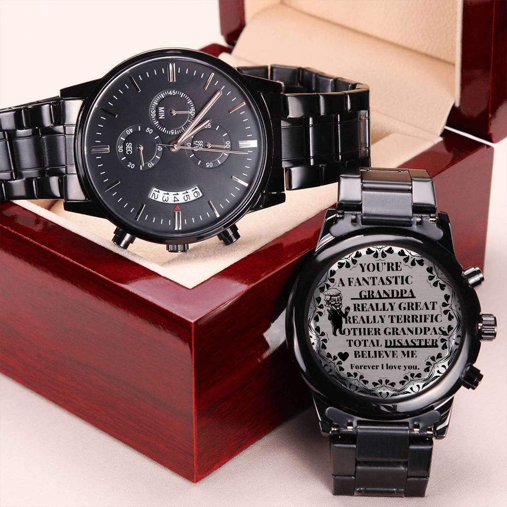 Grandpa Great Engraving Chronograph Watch