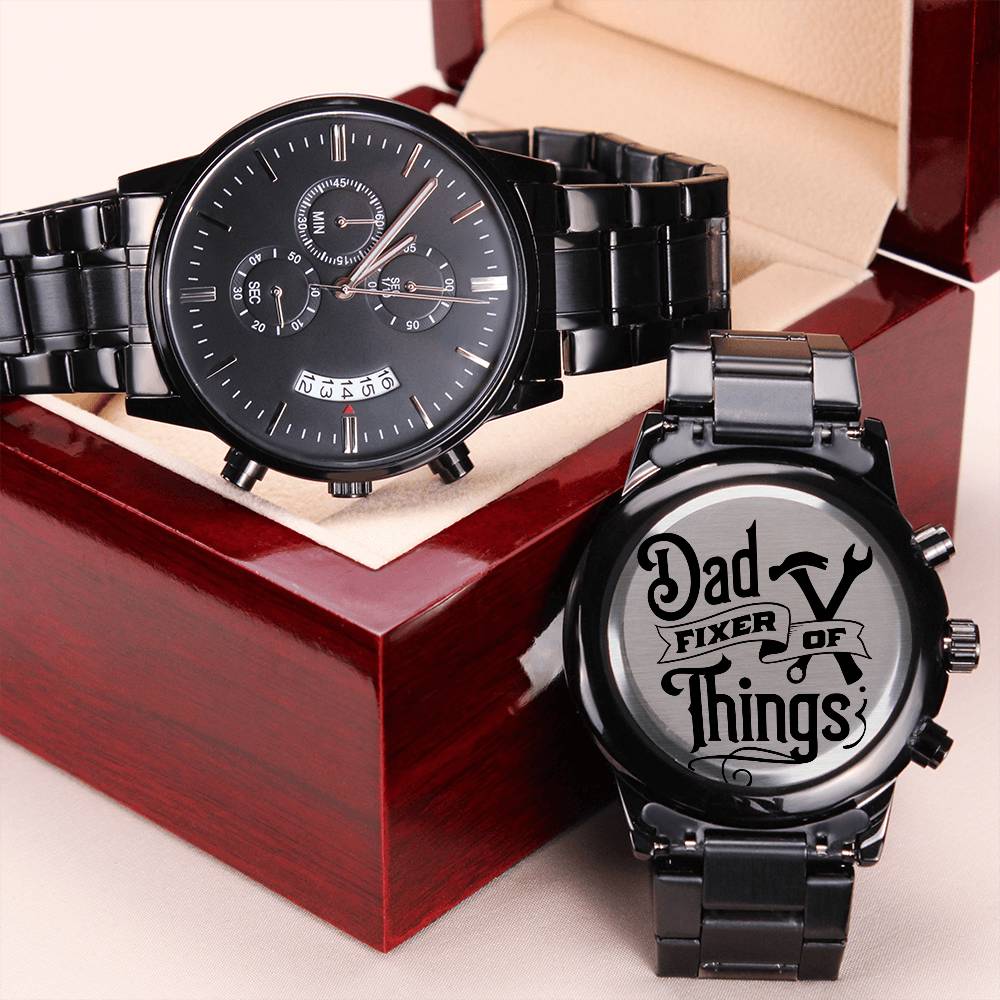 Fixer Of Things Watch Engraving Chronograph Watch