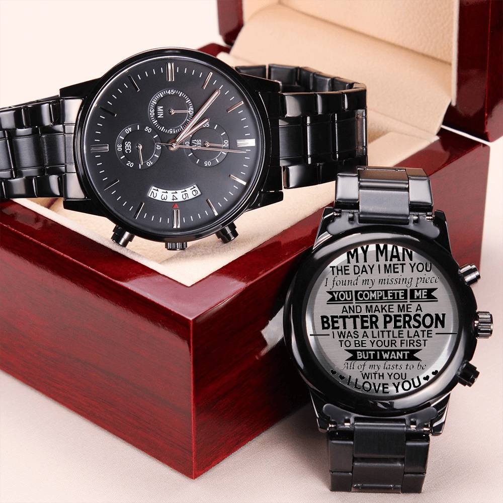 The Day I Met You - Amazing Gift Engraving Chronograph Watch