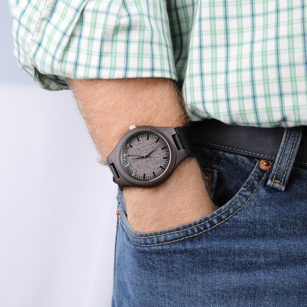 To My Husband 60Th Birthday Gift The Beautiful Engraved Wooden Watch