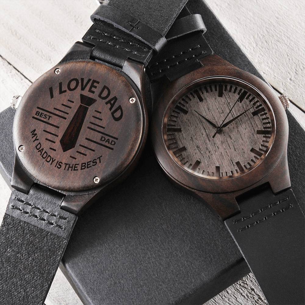 Best Men's Luxury Watches For Dad - Men's Watch Gifts For Dad Watch For Dad Fire Fighter Gift Dad Gift For Father Men' Engraved Wooden Watch