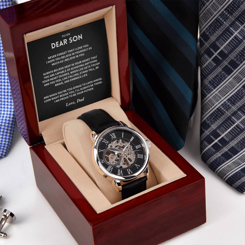 Son Openwork Watches - From Dad