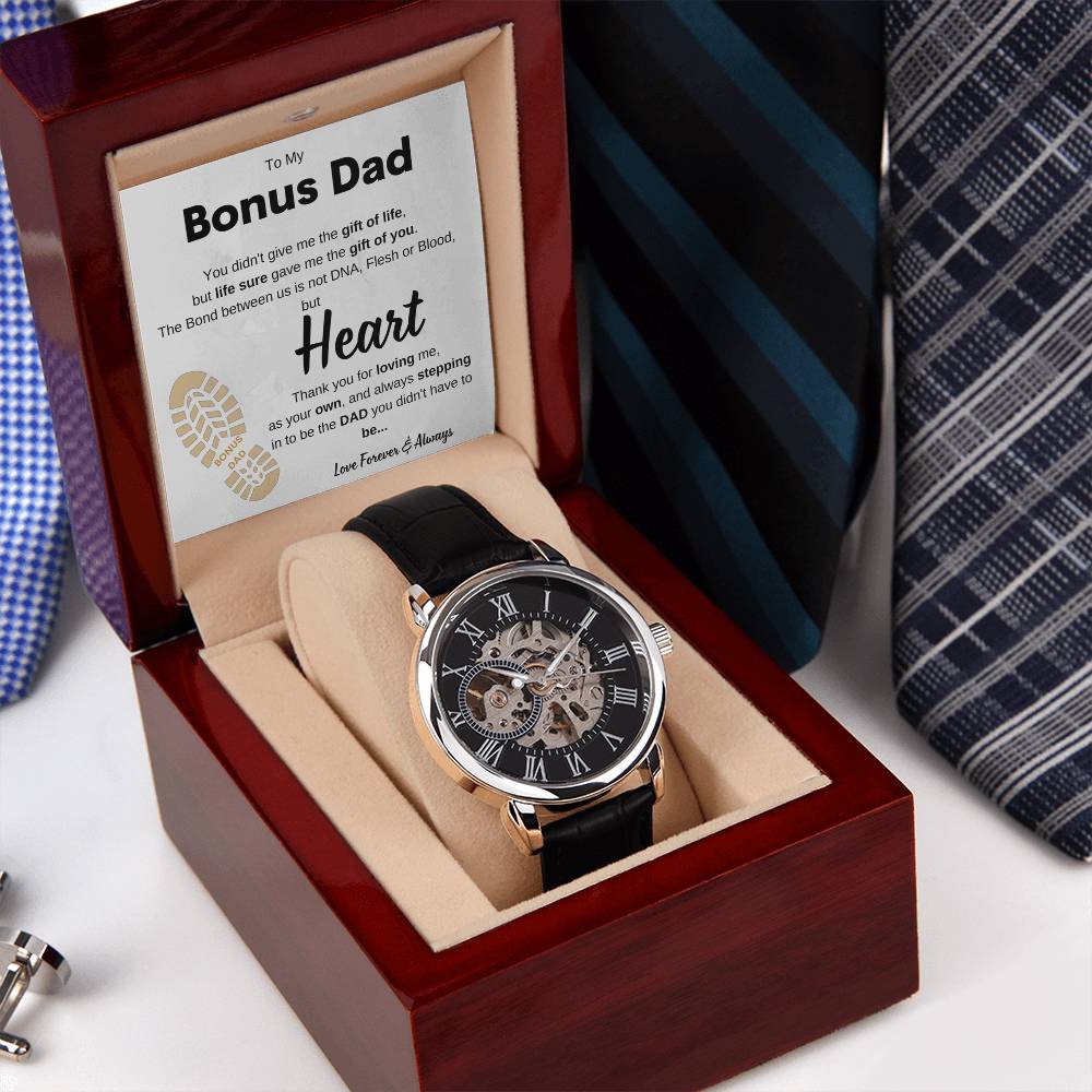 Bonus Dad  Heart  Openwork Watches