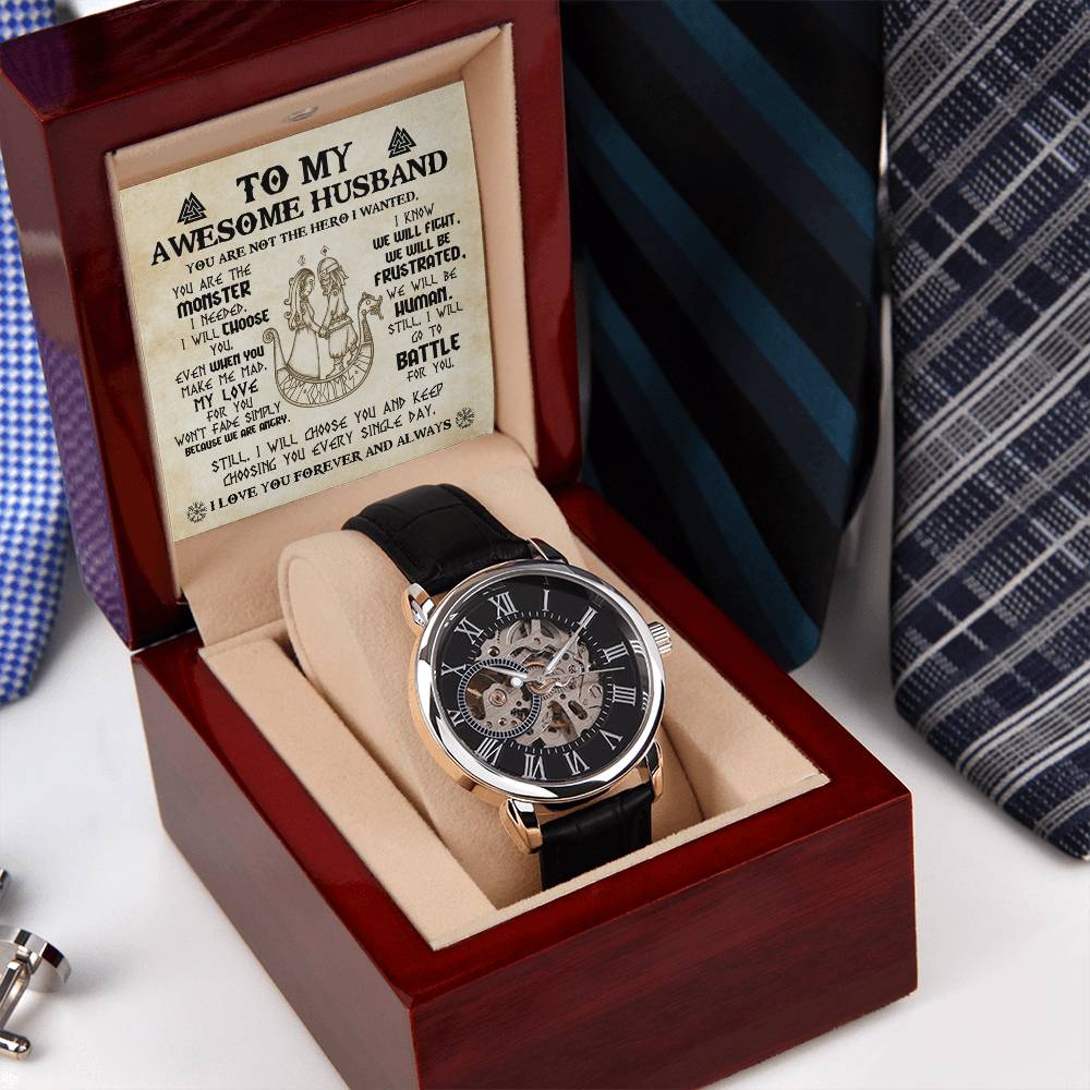 Husband - Battle For You - Openwork Watches