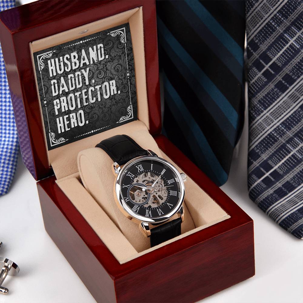 Awesome Men's Openwork Watch Gift