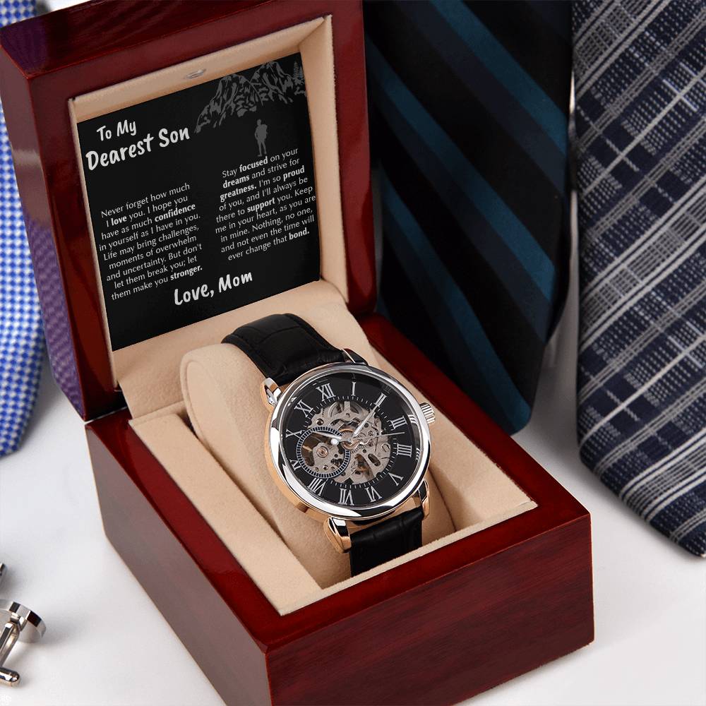My Dearest Son Openwork Watches