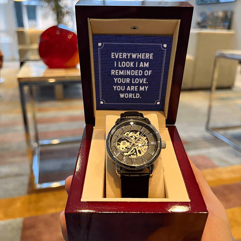 Everywhere I Look - Men's Openwork Watch